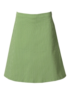 Du Milde nederdel DuSofias Basis green stripes